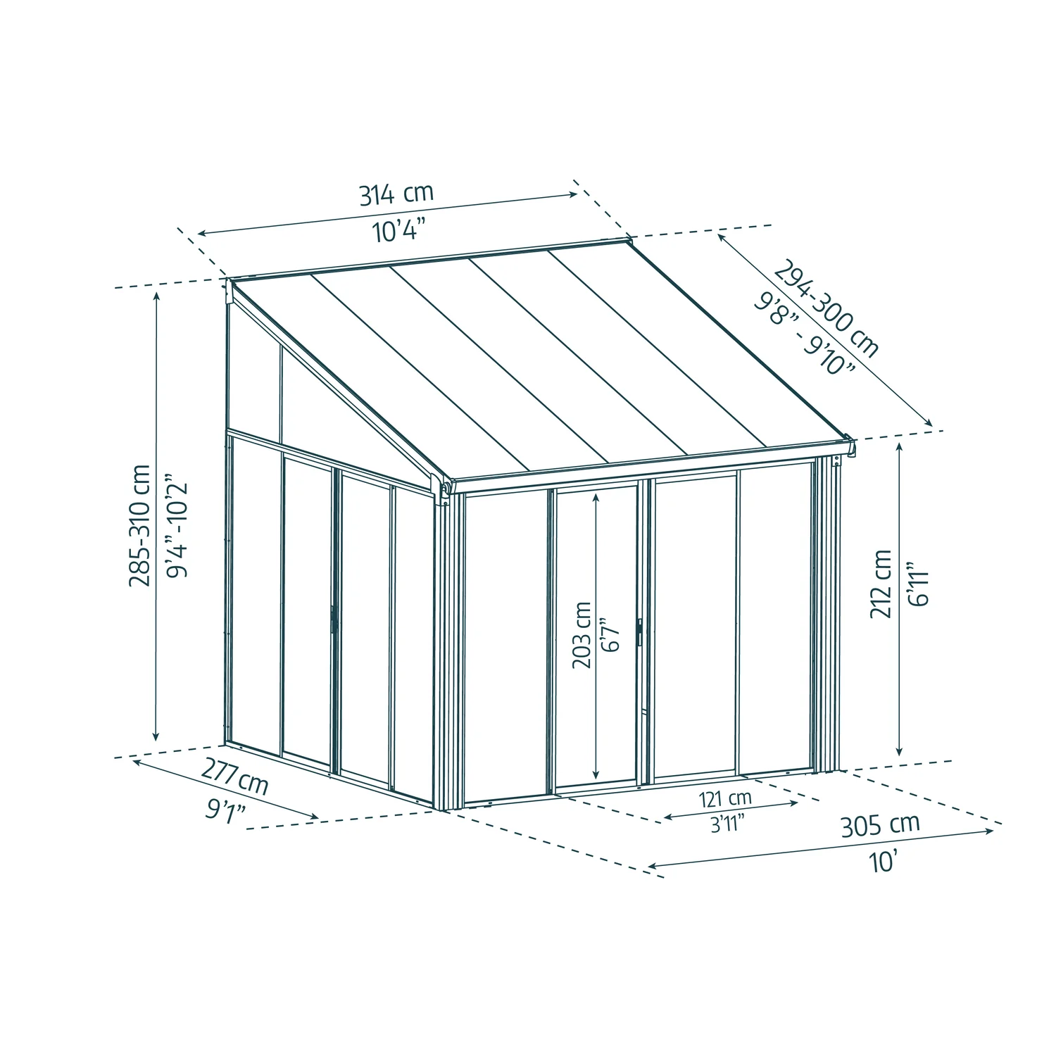 Palram - Canopia | SanRemo Patio Enclosure / Sunroom - Image 7