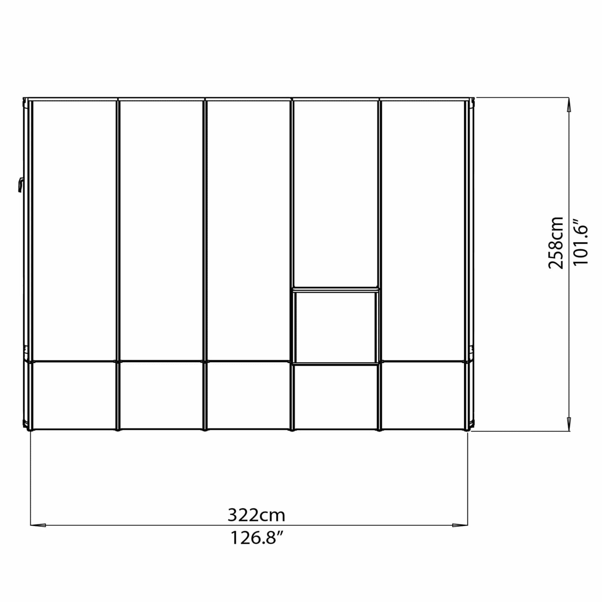 Palram - Canopia | Sun Room Eight Sunroom Enclosure, Lean To Greenhouse Kit - Image 10