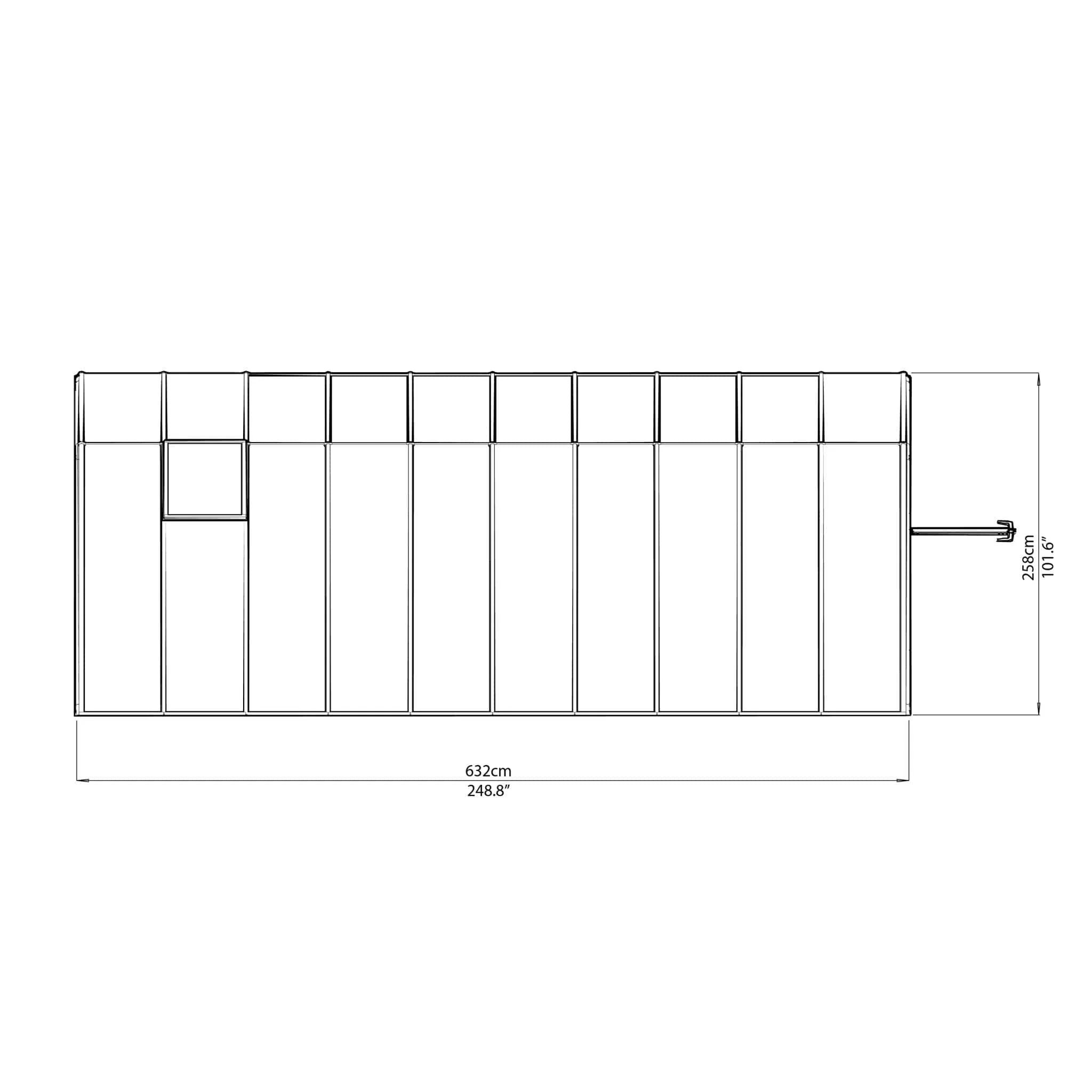 Palram - Canopia | Sun Room Eight Sunroom Enclosure, Lean To Greenhouse Kit - Image 26