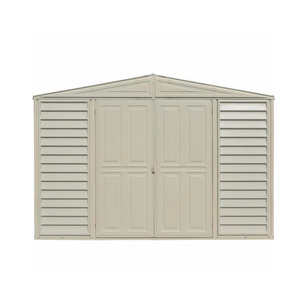 DuraMax | 10.5x3x6 Ft SidePro Vinyl Plastic Storage Shed with Foundation - Image 2