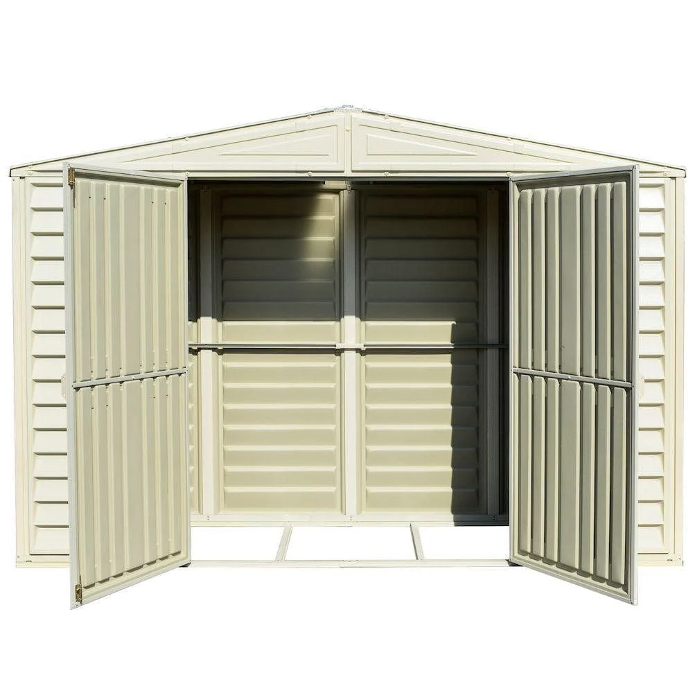 DuraMax | 10.5x3x6 Ft SidePro Vinyl Plastic Storage Shed with Foundation - Image 5