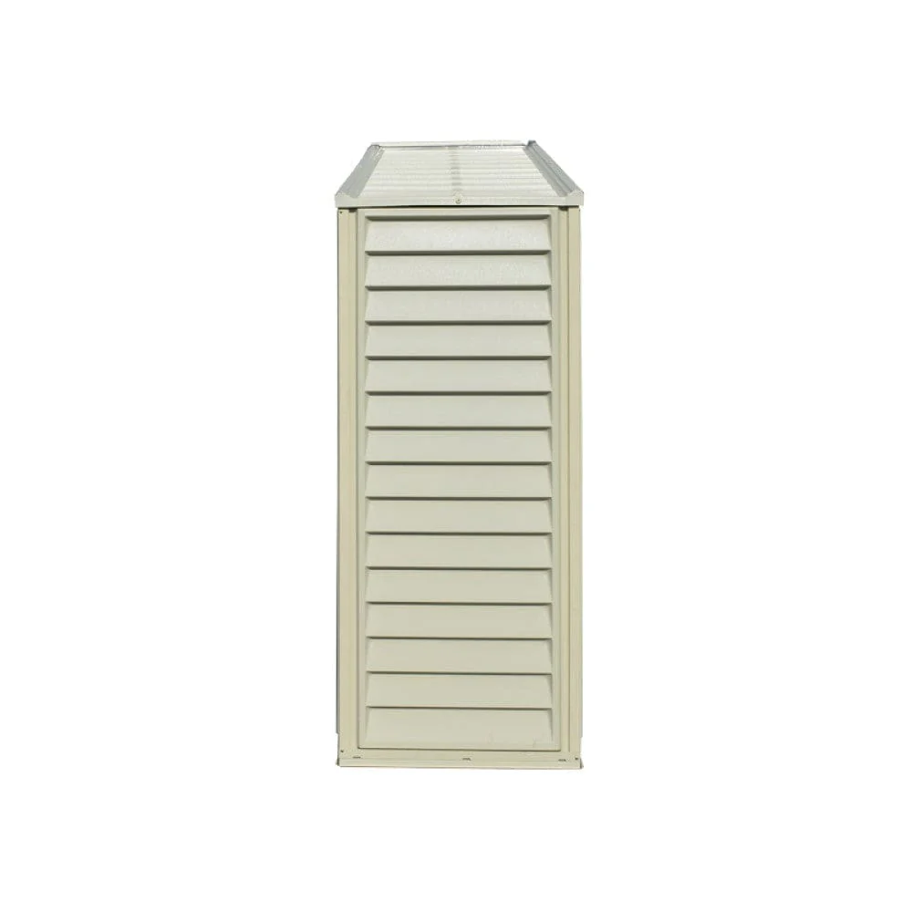 DuraMax | 10.5x3x6 Ft SidePro Vinyl Plastic Storage Shed with Foundation - Image 7