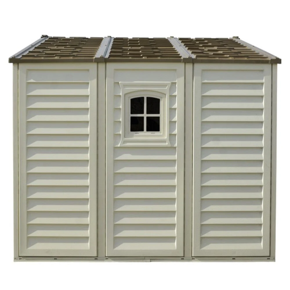 DuraMax | 10.5x8x6 ft Woodbridge Plus Vinyl Plastic Storage Shed with Foundation - Image 22