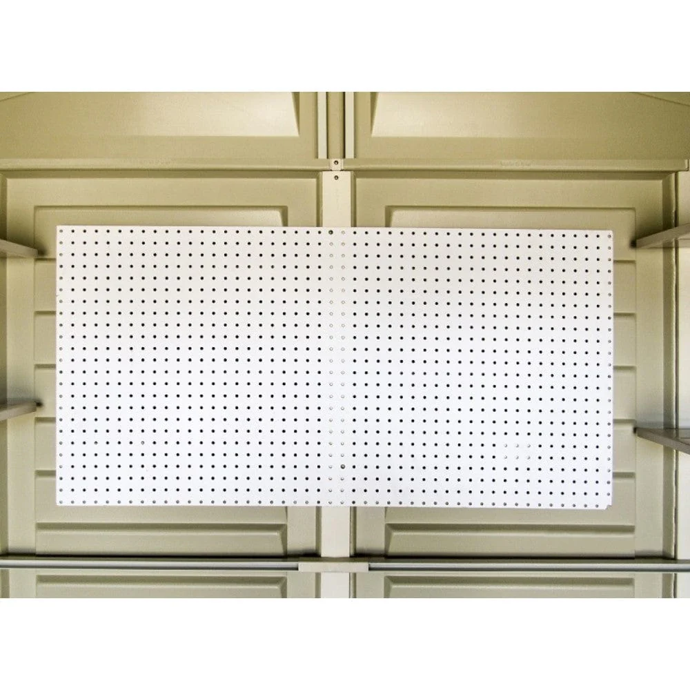 DuraMax | 10.5x8x6 ft Woodbridge Plus Vinyl Plastic Storage Shed with Foundation - Image 6