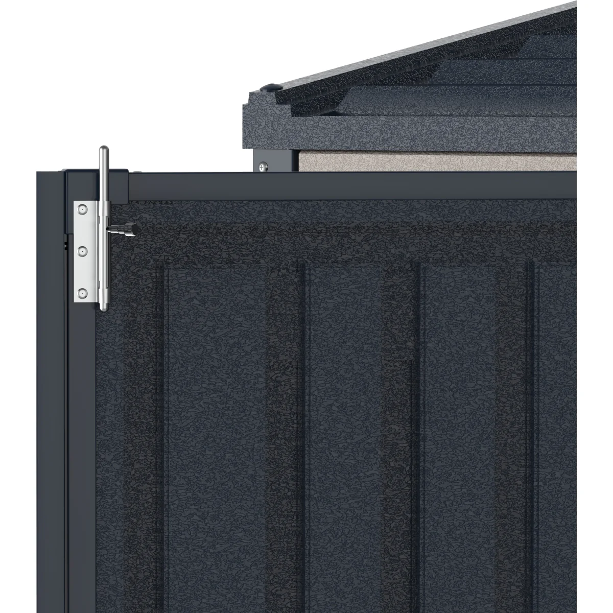 DuraMax | 10x4 ft SideMate Plus Pro Vinyl Plastic Storage Shed with Double Doors and Foundation - Image 6