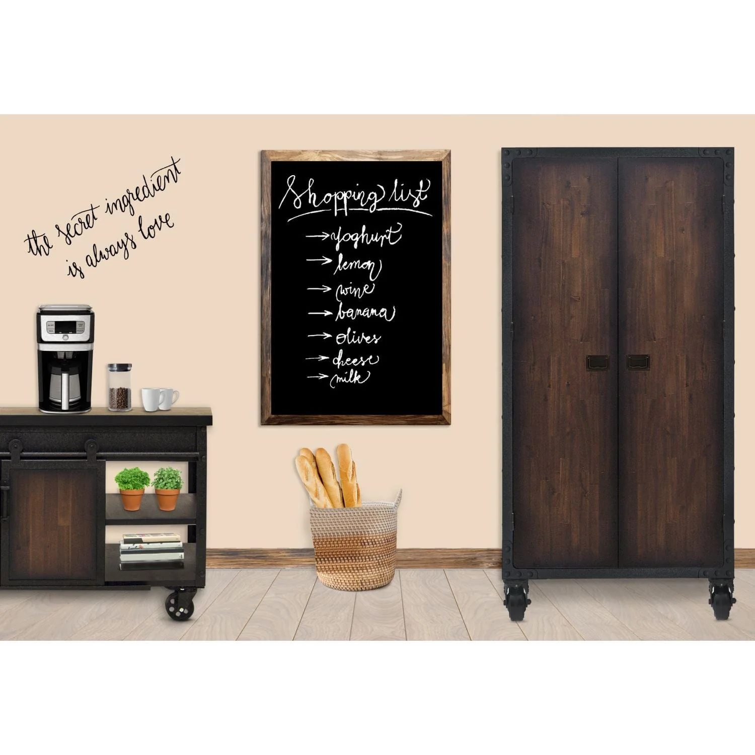 DuraMax | 36 In. W x 72 In. H Industrial Free Standing Cabinet With Wheels - Image 3