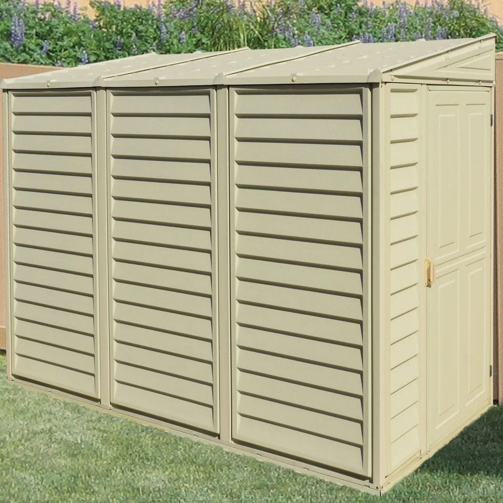 DuraMax | 4 ft Wide SideMate Vinyl Plastic Storage Shed with Foundation - Image 15