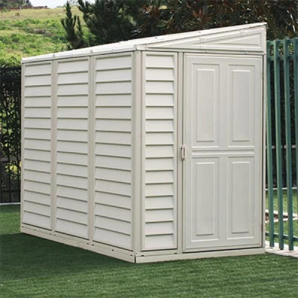 DuraMax | 4 ft Wide SideMate Vinyl Plastic Storage Shed with Foundation - Image 17