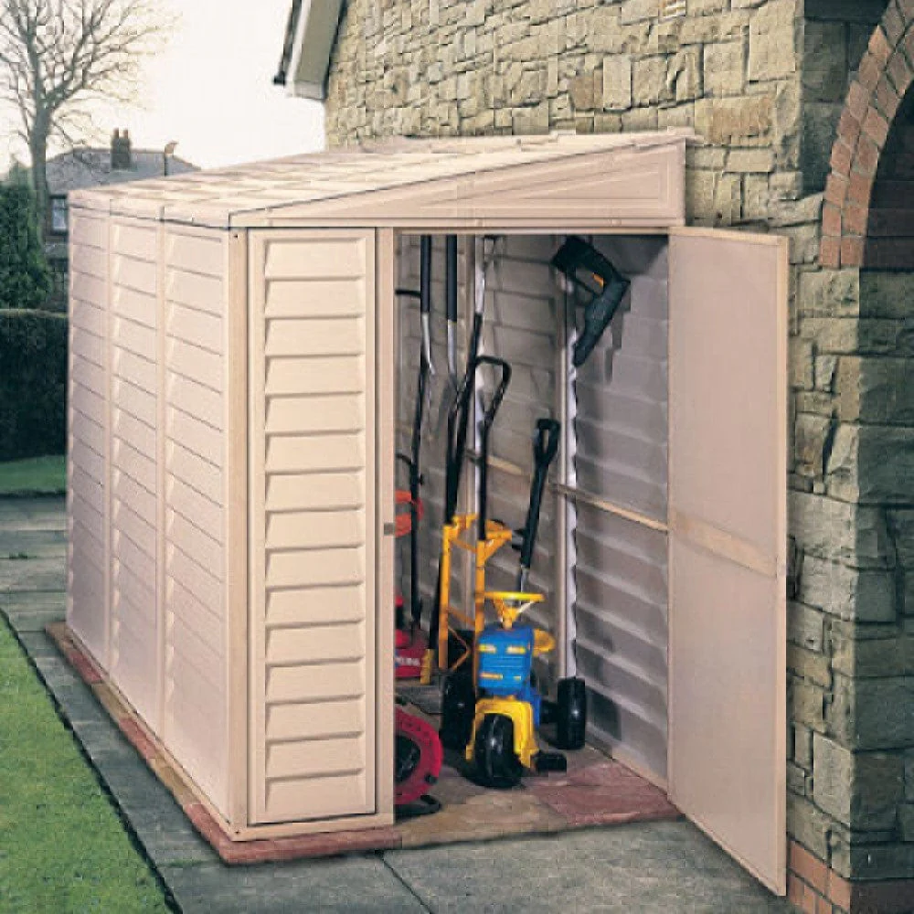 DuraMax | 4 ft Wide SideMate Vinyl Plastic Storage Shed with Foundation - Image 18