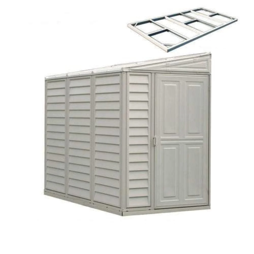 DuraMax | 4 ft Wide SideMate Vinyl Plastic Storage Shed with Foundation - Image 2