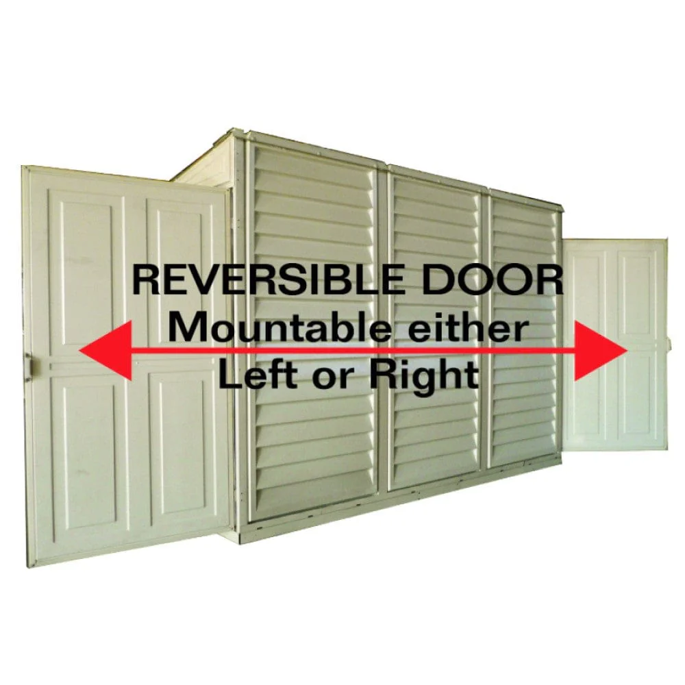 DuraMax | 4 ft Wide SideMate Vinyl Plastic Storage Shed with Foundation - Image 22