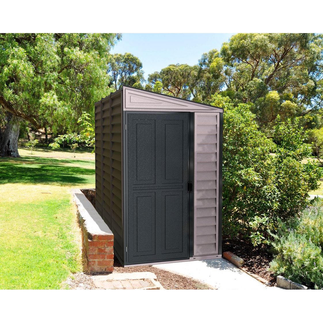 DuraMax | 4 ft Wide SideMate Vinyl Plastic Storage Shed with Foundation - Image 27