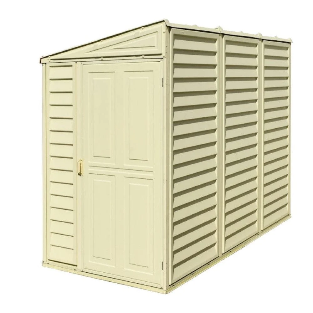 DuraMax | 4 ft Wide SideMate Vinyl Plastic Storage Shed with Foundation - Image 3