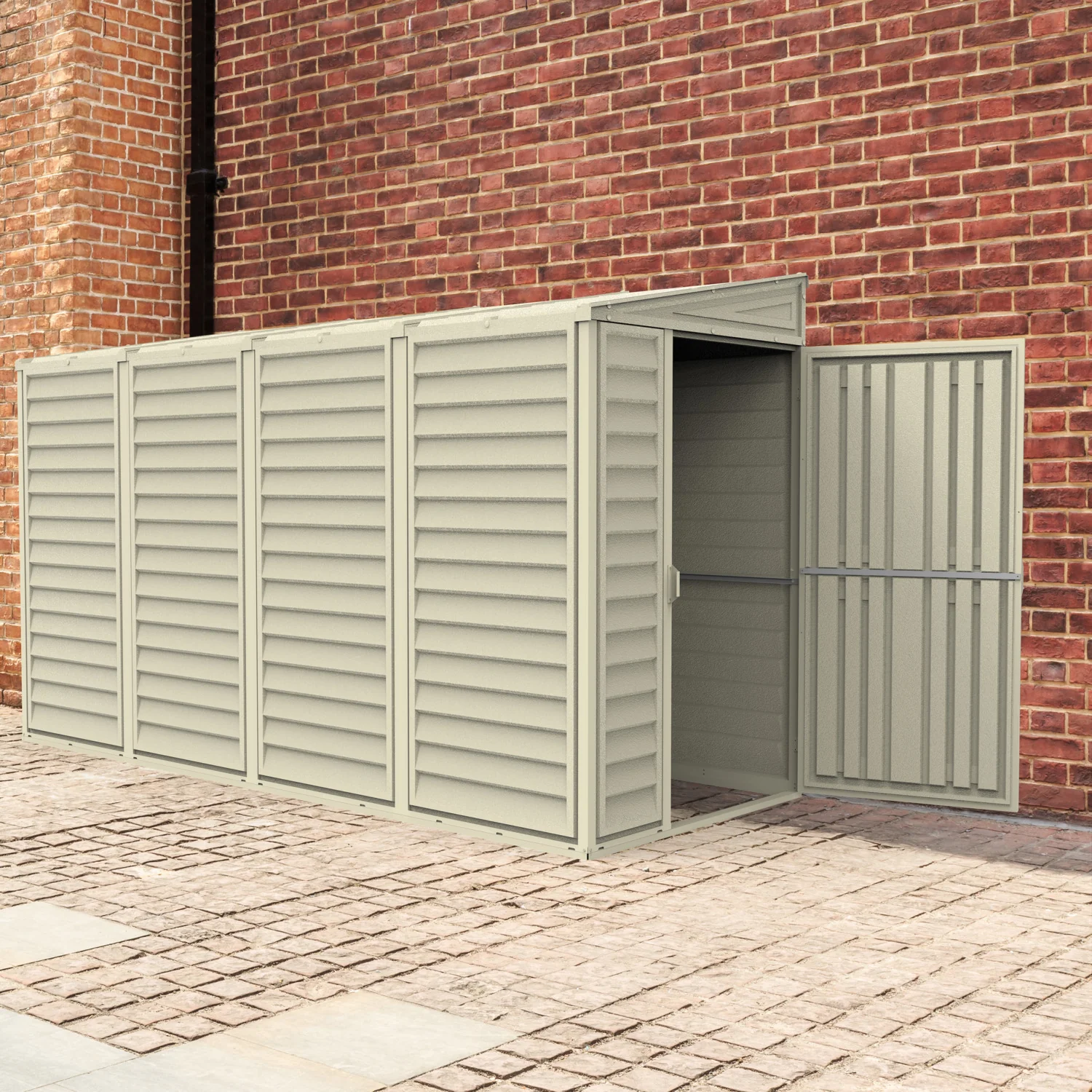 DuraMax | 4 ft Wide SideMate Vinyl Plastic Storage Shed with Foundation - Image 31