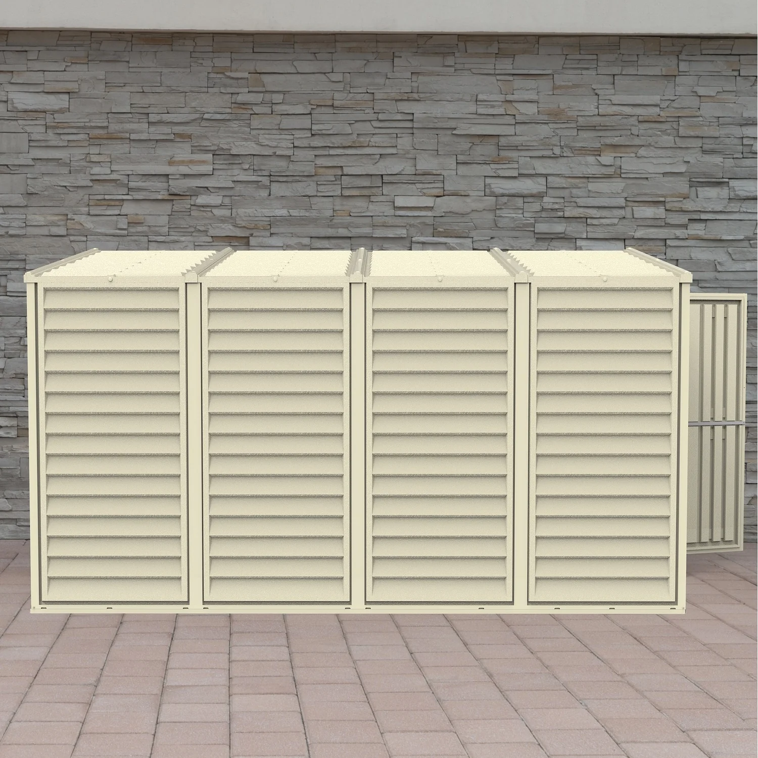 DuraMax | 4 ft Wide SideMate Vinyl Plastic Storage Shed with Foundation - Image 35
