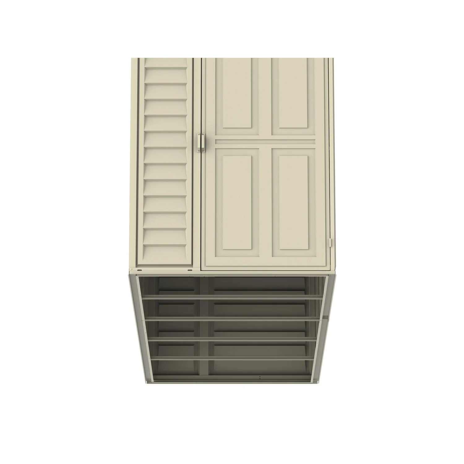 DuraMax | 4 ft Wide SideMate Vinyl Plastic Storage Shed with Foundation - Image 37