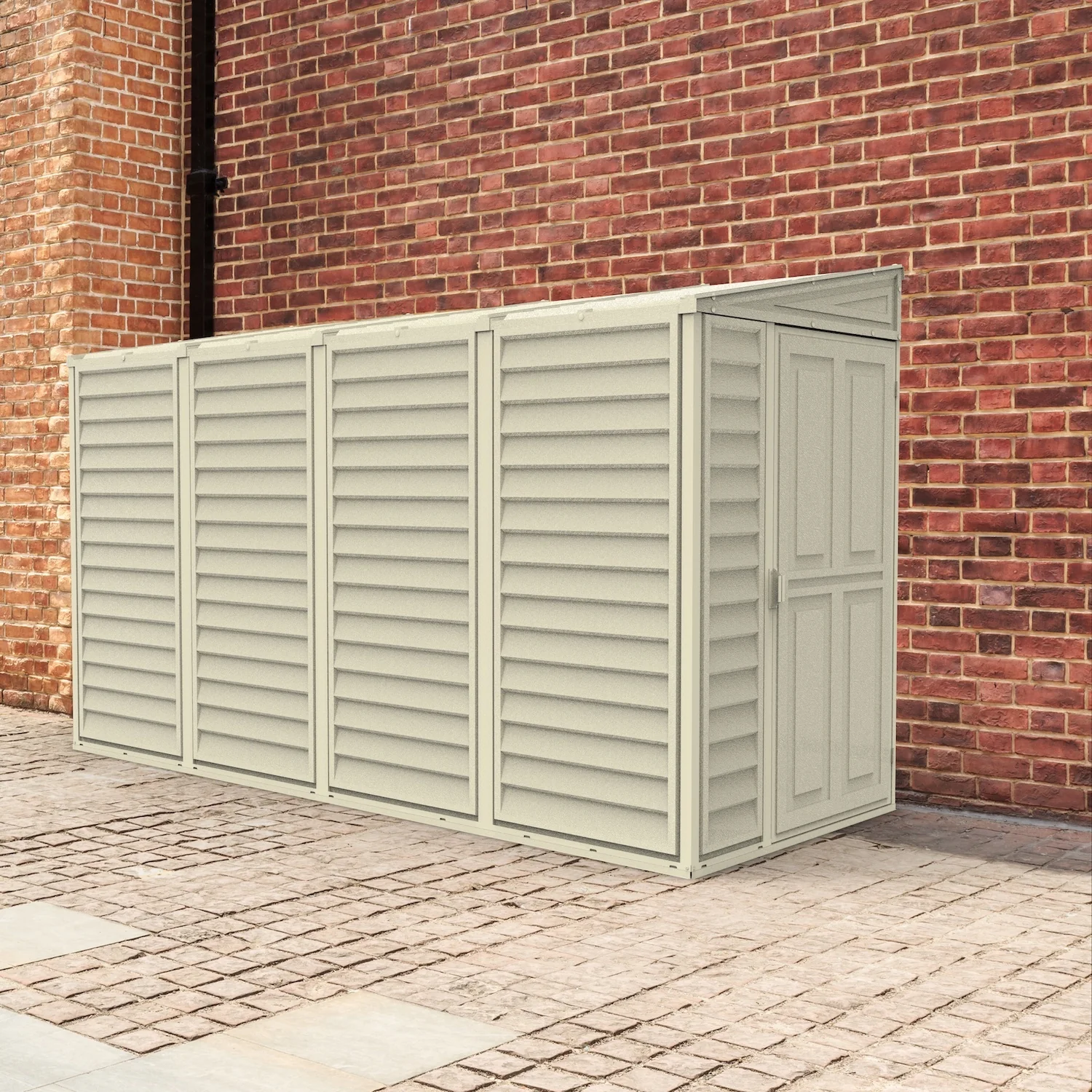 DuraMax | 4 ft Wide SideMate Vinyl Plastic Storage Shed with Foundation - Image 40