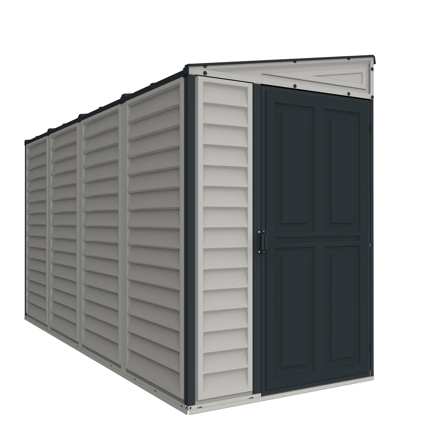 DuraMax | 4 ft Wide SideMate Vinyl Plastic Storage Shed with Foundation - Image 43
