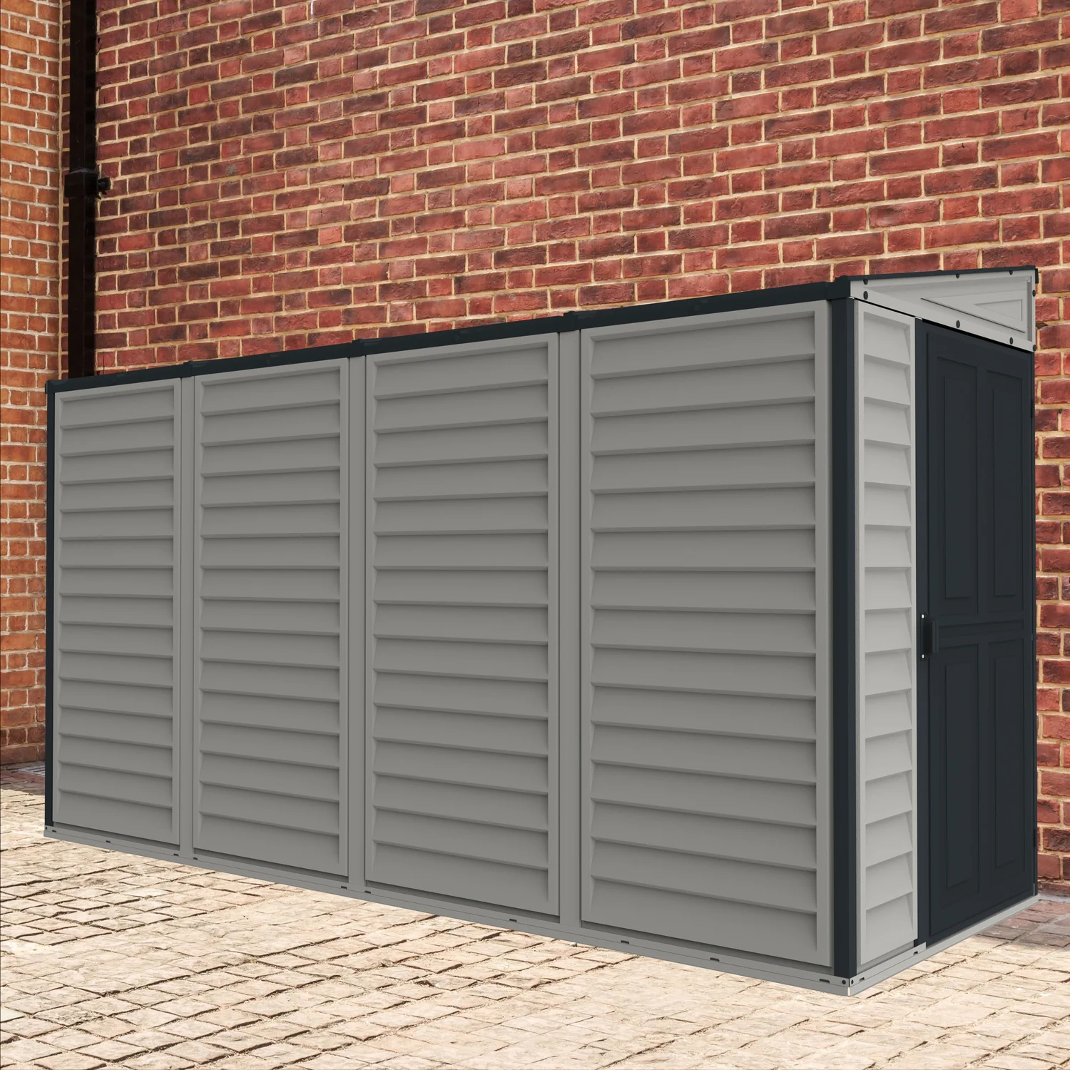 DuraMax | 4 ft Wide SideMate Vinyl Plastic Storage Shed with Foundation - Image 46