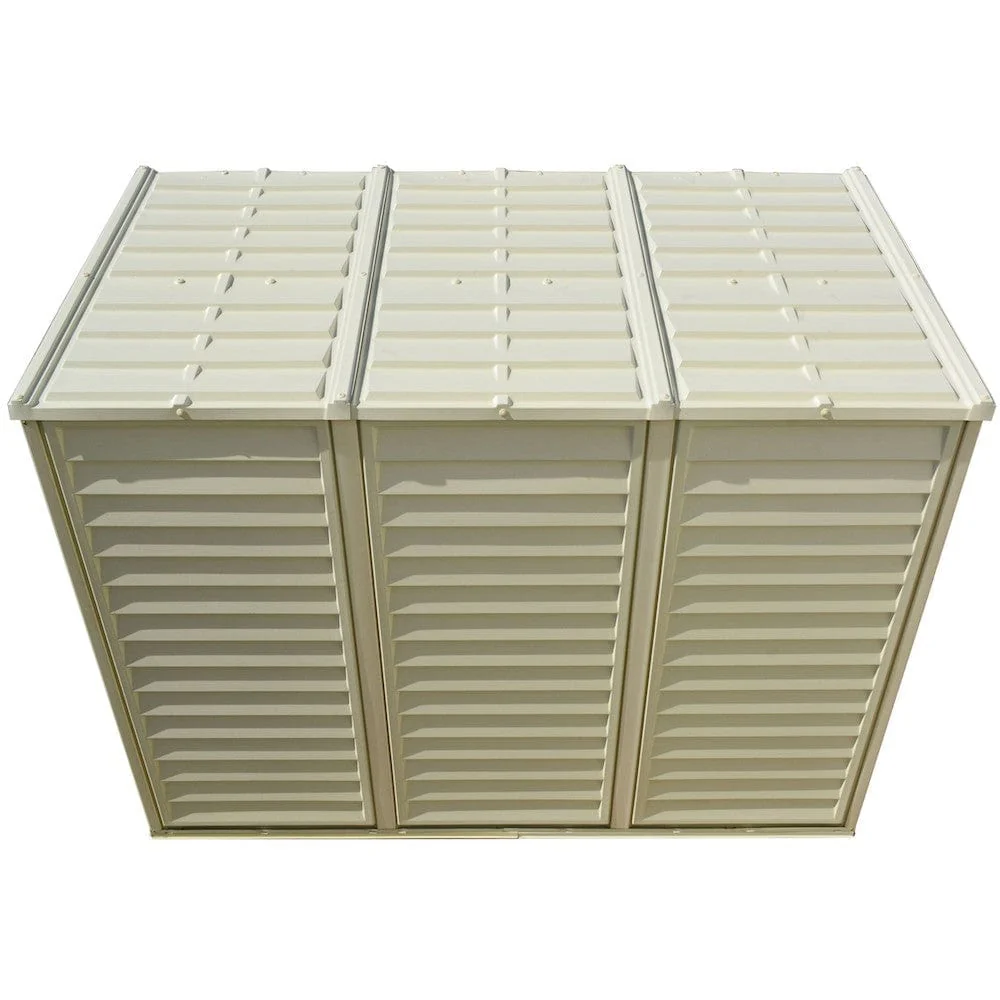 DuraMax | 4 ft Wide SideMate Vinyl Plastic Storage Shed with Foundation - Image 7