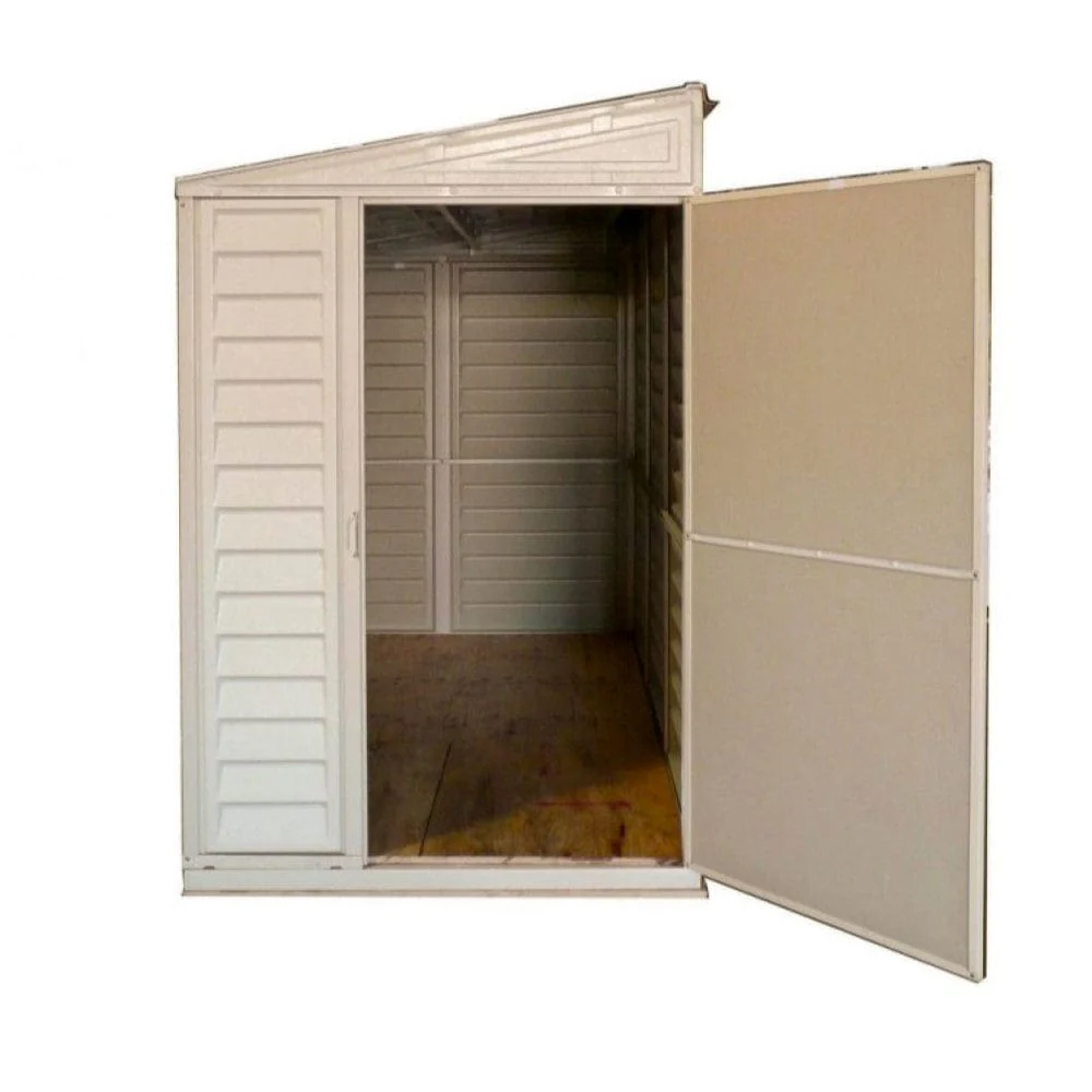 DuraMax | 4 ft Wide SideMate Vinyl Plastic Storage Shed with Foundation - Image 8