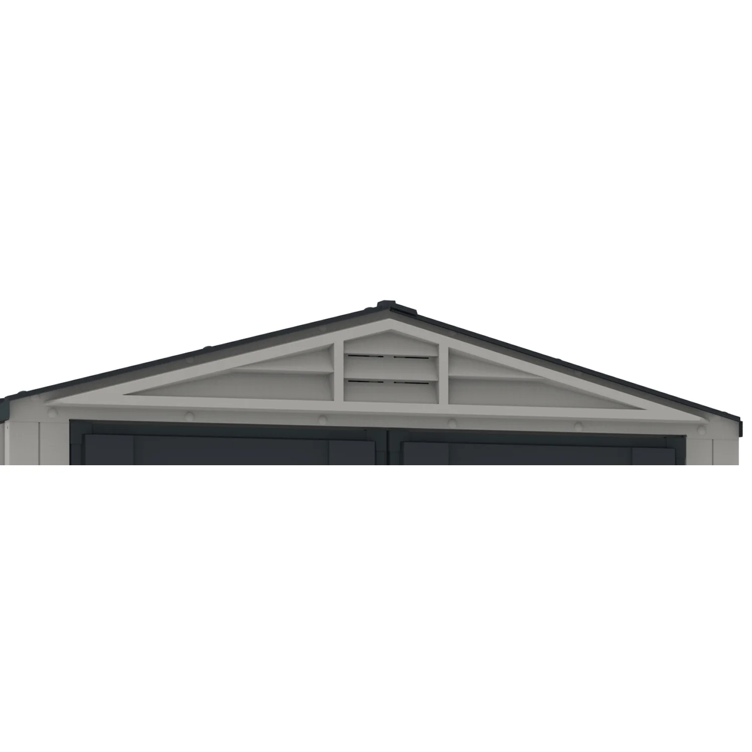 DuraMax | 5.5x5.5x6 ft YardMate Plus Vinyl Plastic Storage Shed with Floor - Image 7