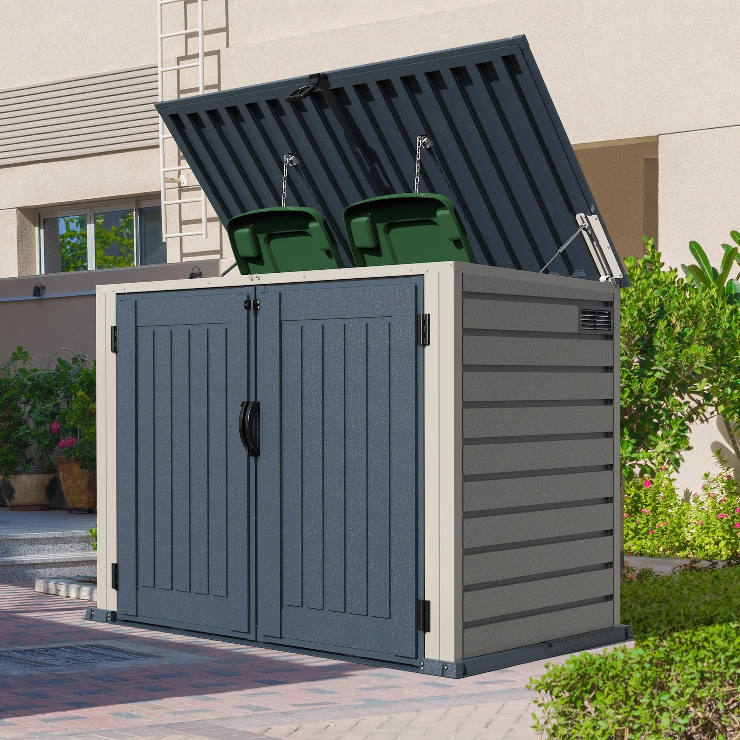 DuraMax | 6.3x3.5 ft Plastic MultiStore Outdoor Horizontal Storage Shed - 2100L - Image 22