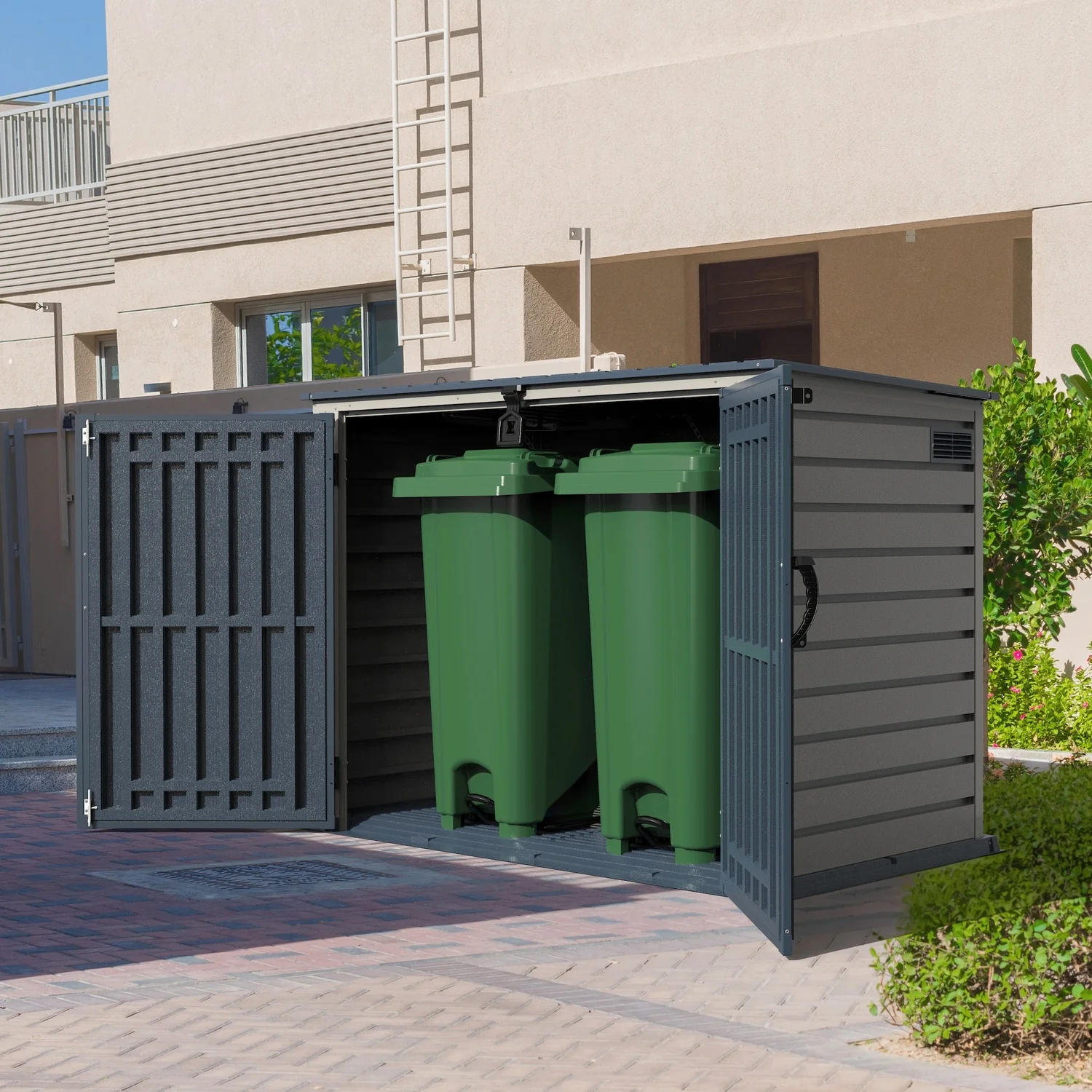 DuraMax | 6.3x3.5 ft Plastic MultiStore Outdoor Horizontal Storage Shed - 2100L - Image 30