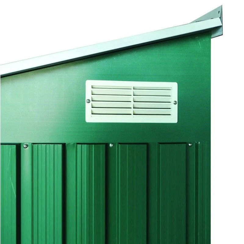 DuraMax | 6x3 ft WoodStore Combo Green with Off White Trim - Image 5