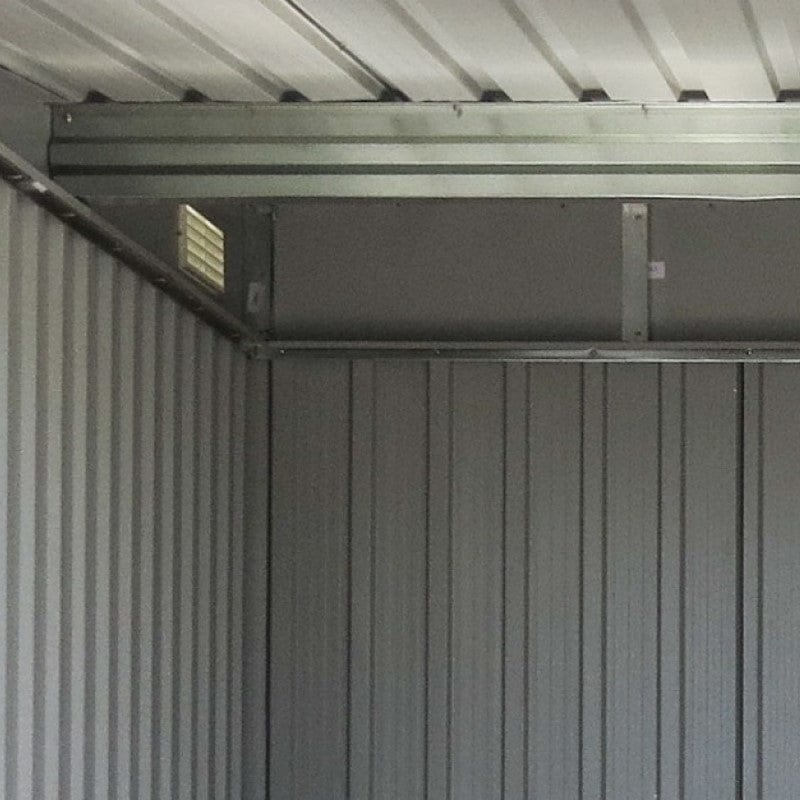 DuraMax | 6x6 ft Galvanized Steel Bicycle Storage Shed with Floor - Image 10