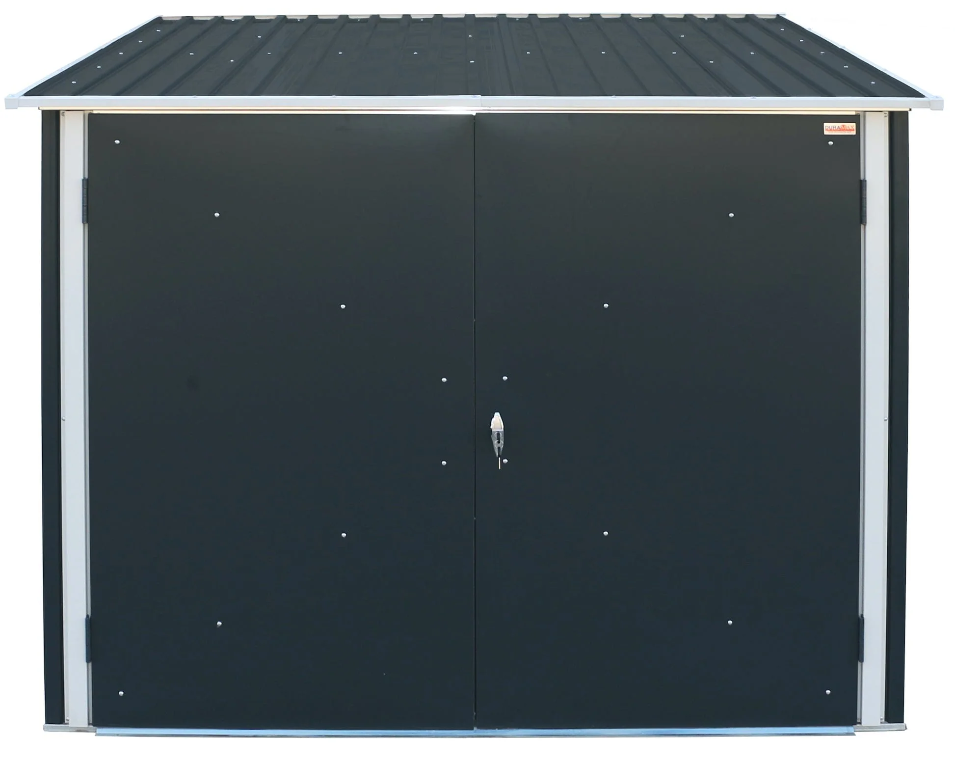 DuraMax | 6x6 ft Galvanized Steel Bicycle Storage Shed with Floor - Image 3