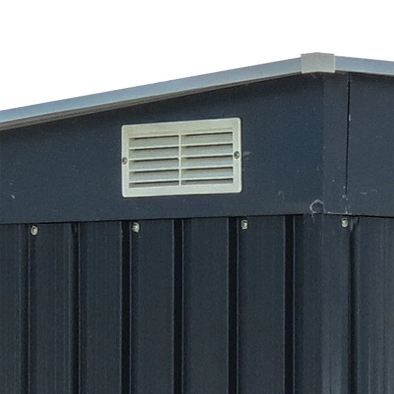 DuraMax | 6x6 ft Galvanized Steel Bicycle Storage Shed with Floor - Image 8
