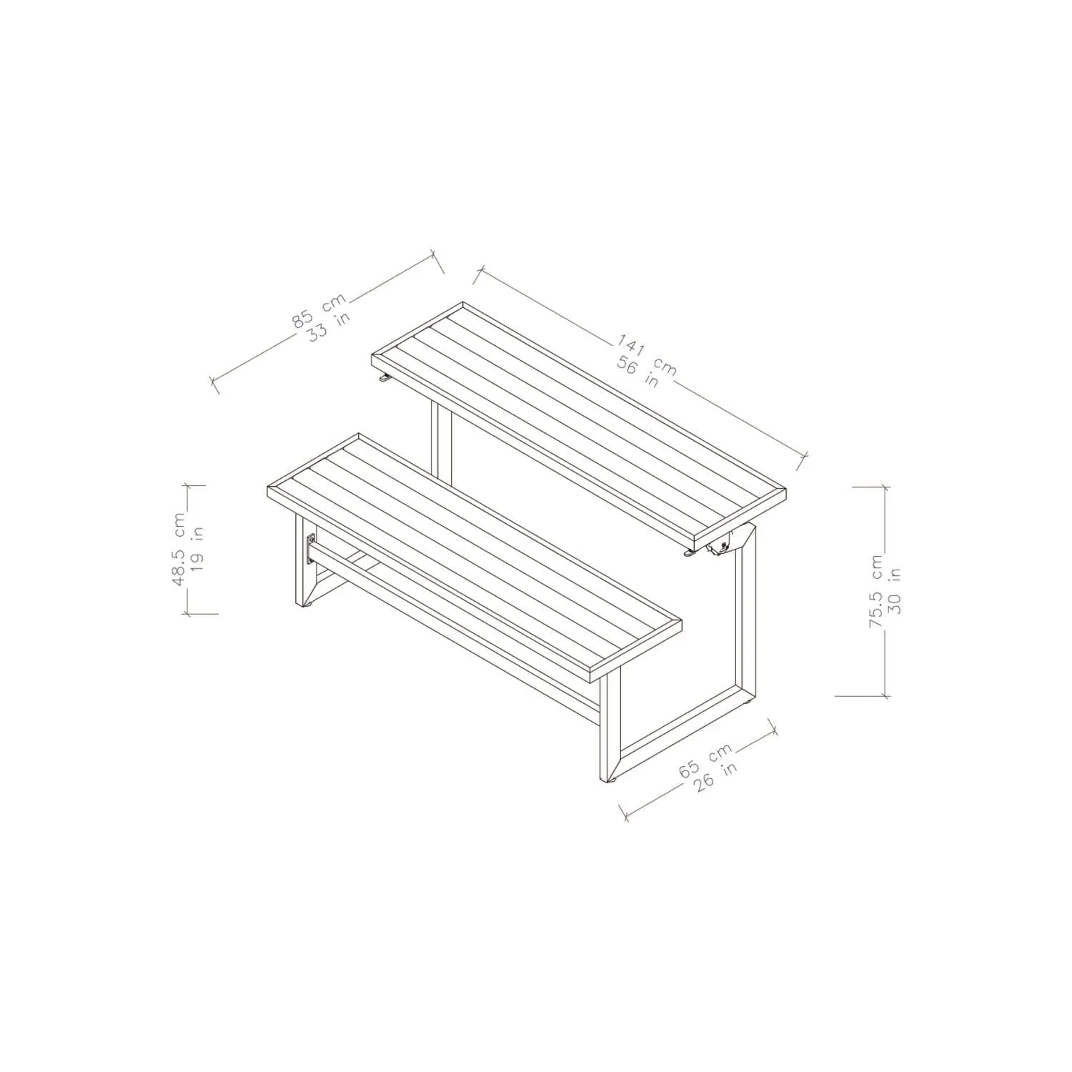 DuraMax | Ashton Convertible Table / Bench - Image 20