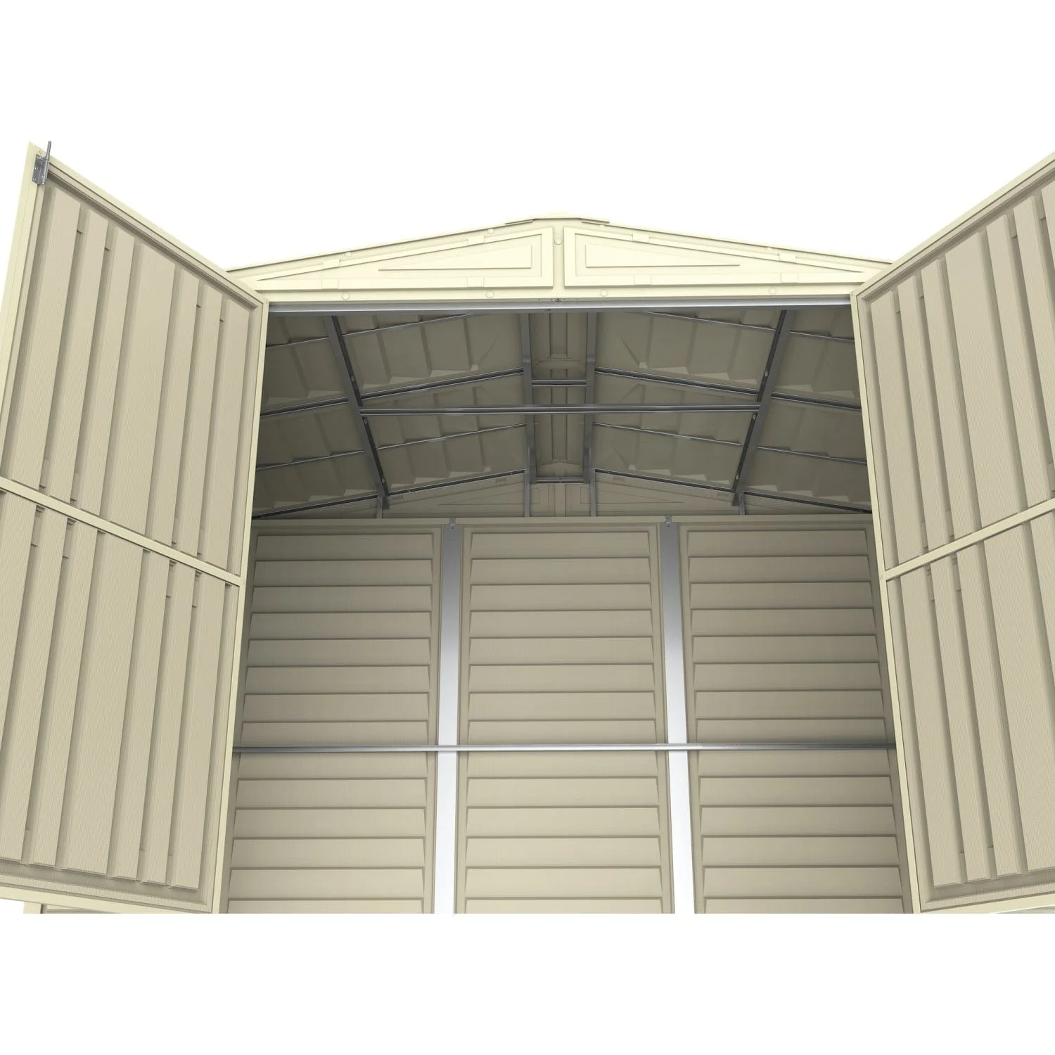 DuraMax | DuraMate 8x5.5x6 ft Vinyl Plastic Storage Shed with Foundation - Image 7