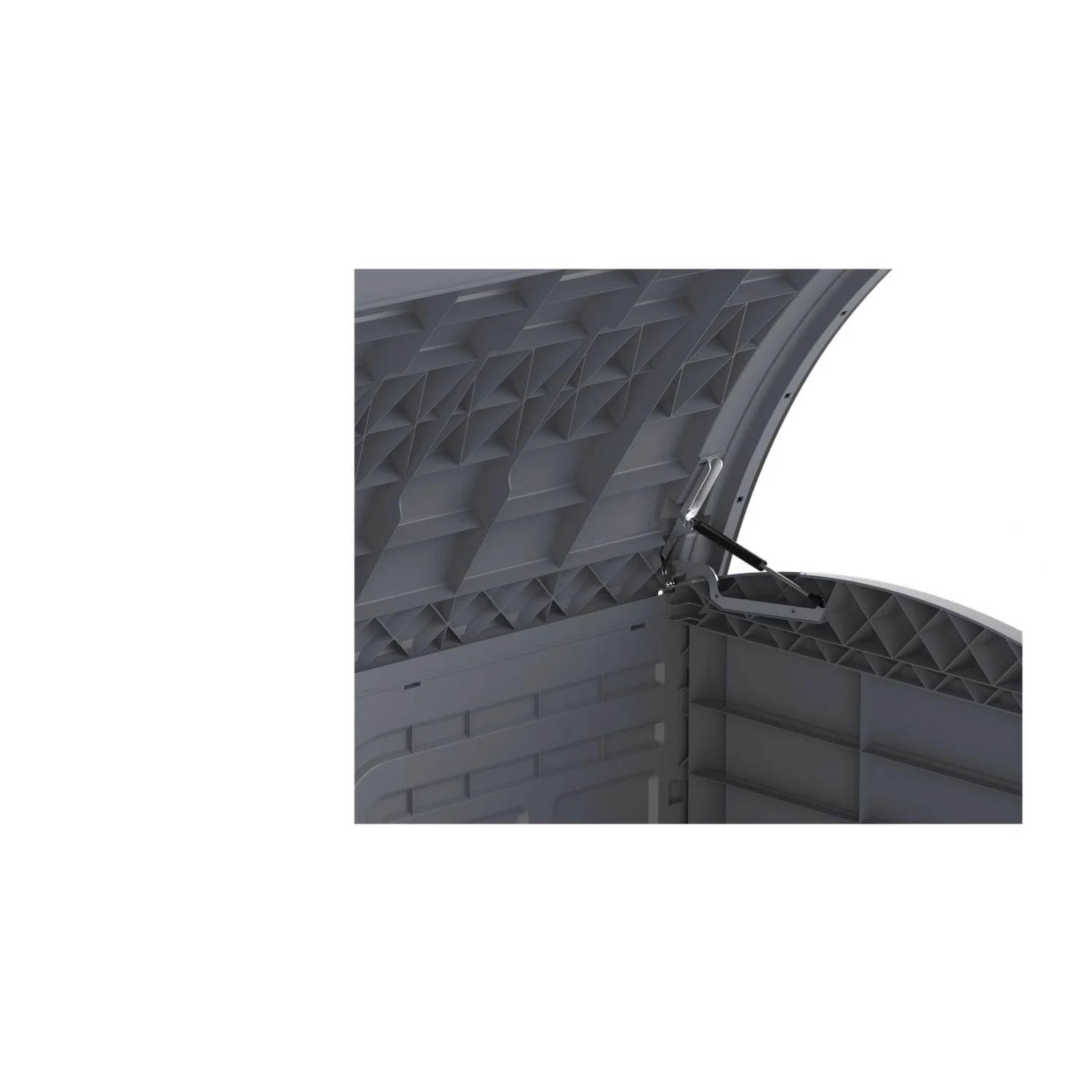 DuraMax | 4.5x2.8 ft Heavy Plastic StoreAway Multipurpose Horizontal Shed with Arc Lid - 1200L - Image 15