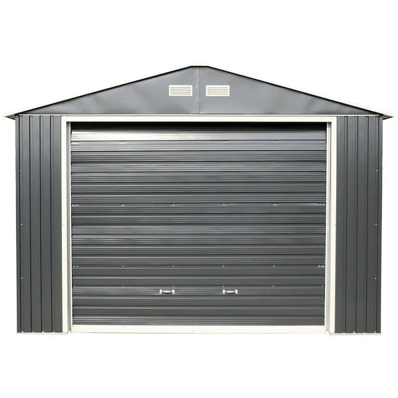 DuraMax | Imperial Metal Garage 12X20 Dark Gray with White | Eastern States - Image 5