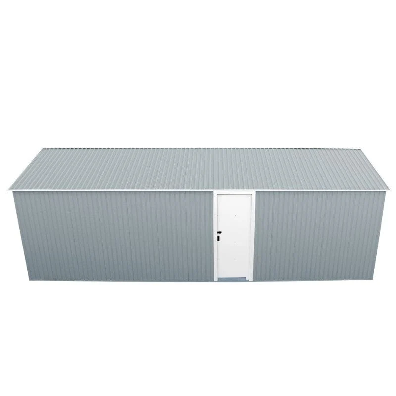 DuraMax | Imperial Metal Garage 12X20 Light Grey With Off White Trim | Eastern States - Image 5