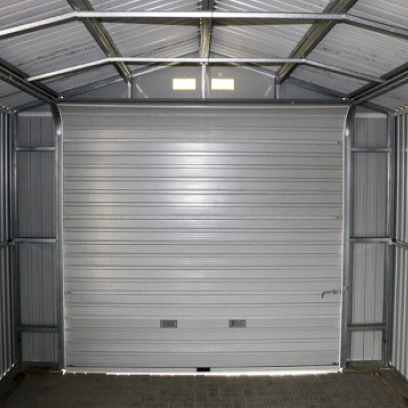 DuraMax | Imperial Metal Garage 12X26 Dark Gray with White | Eastern States - Image 12