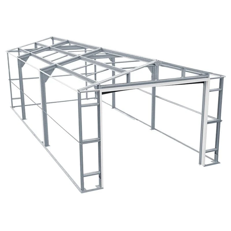 DuraMax | Imperial Metal Garage 12X26 Light Grey With Off White Trim | Western States - Image 7