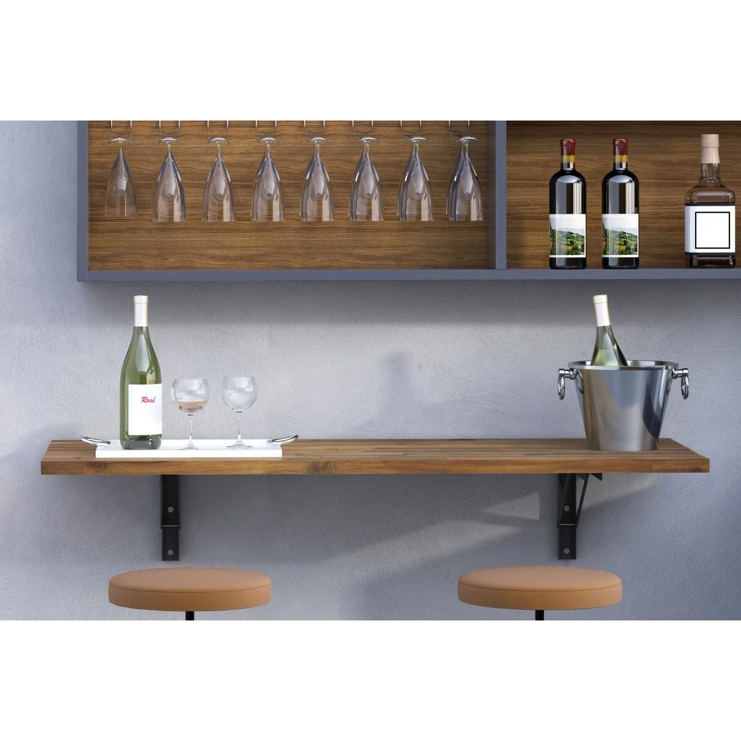 DuraMax | Spence 48" Wall Mounted Folding Table - Image 3
