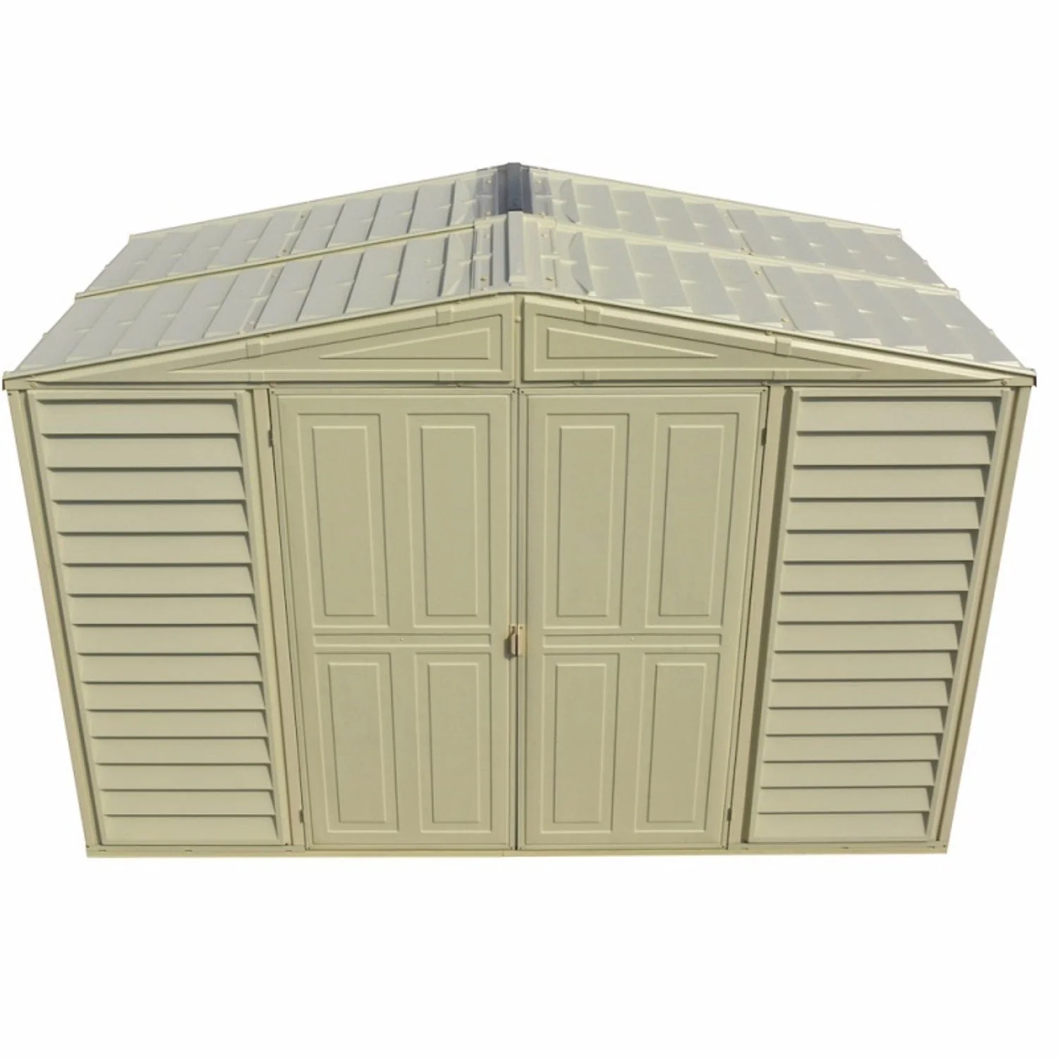 DuraMax | Woodbridge 10.5x5x7 Ft Vinyl Plastic Storage Shed with Foundation Frame - Image 10