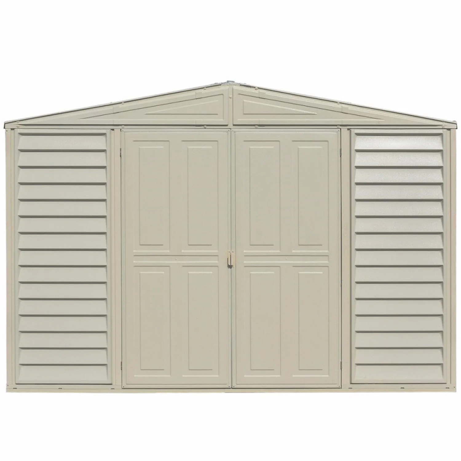 DuraMax | Woodbridge 10.5x5x7 Ft Vinyl Plastic Storage Shed with Foundation Frame - Image 5