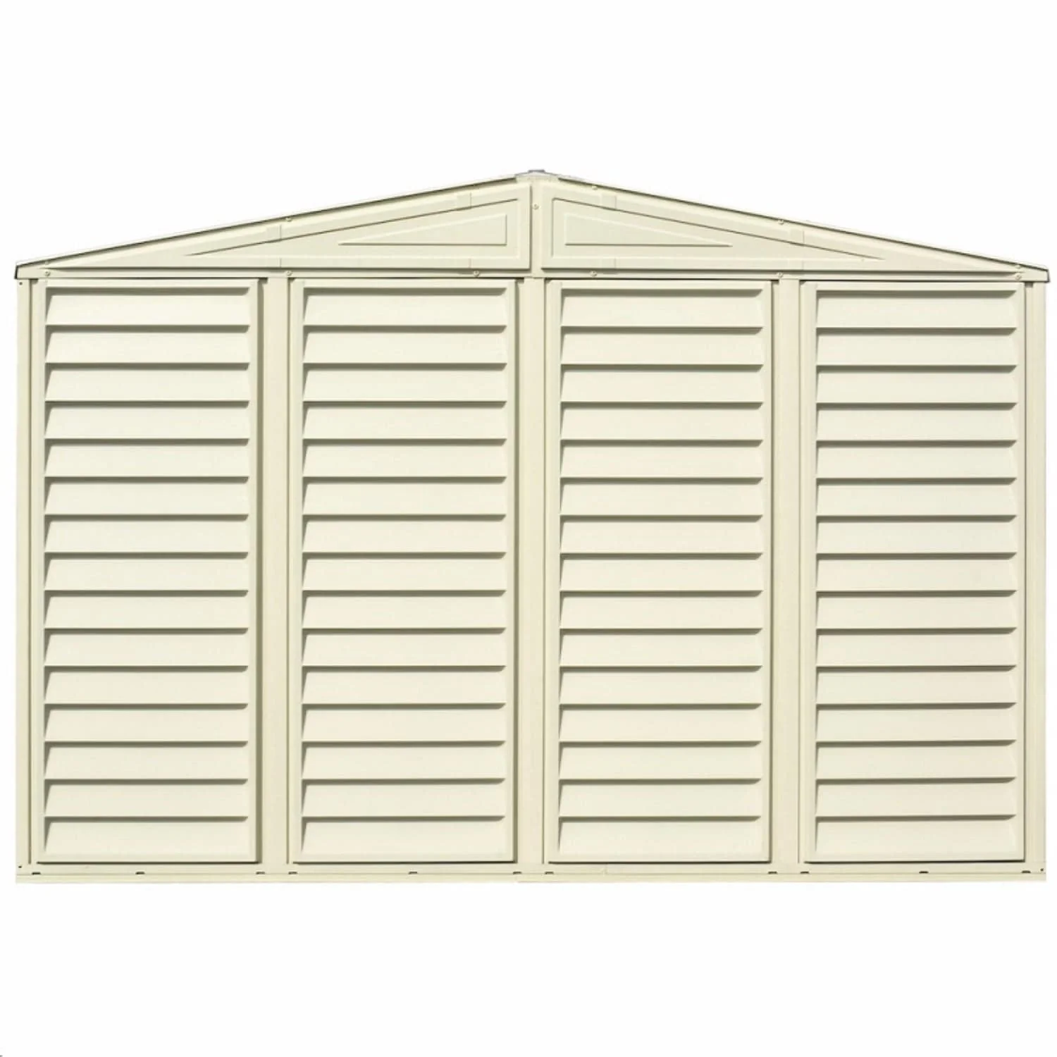 DuraMax | Woodbridge 10.5x5x7 Ft Vinyl Plastic Storage Shed with Foundation Frame - Image 6