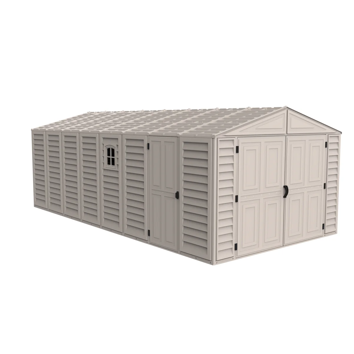 DuraMax | Woodbridge 10 ft 6 in Wide Vinyl Plastic Standalone Garage or Storage Building With Foundation Kit - Image 18