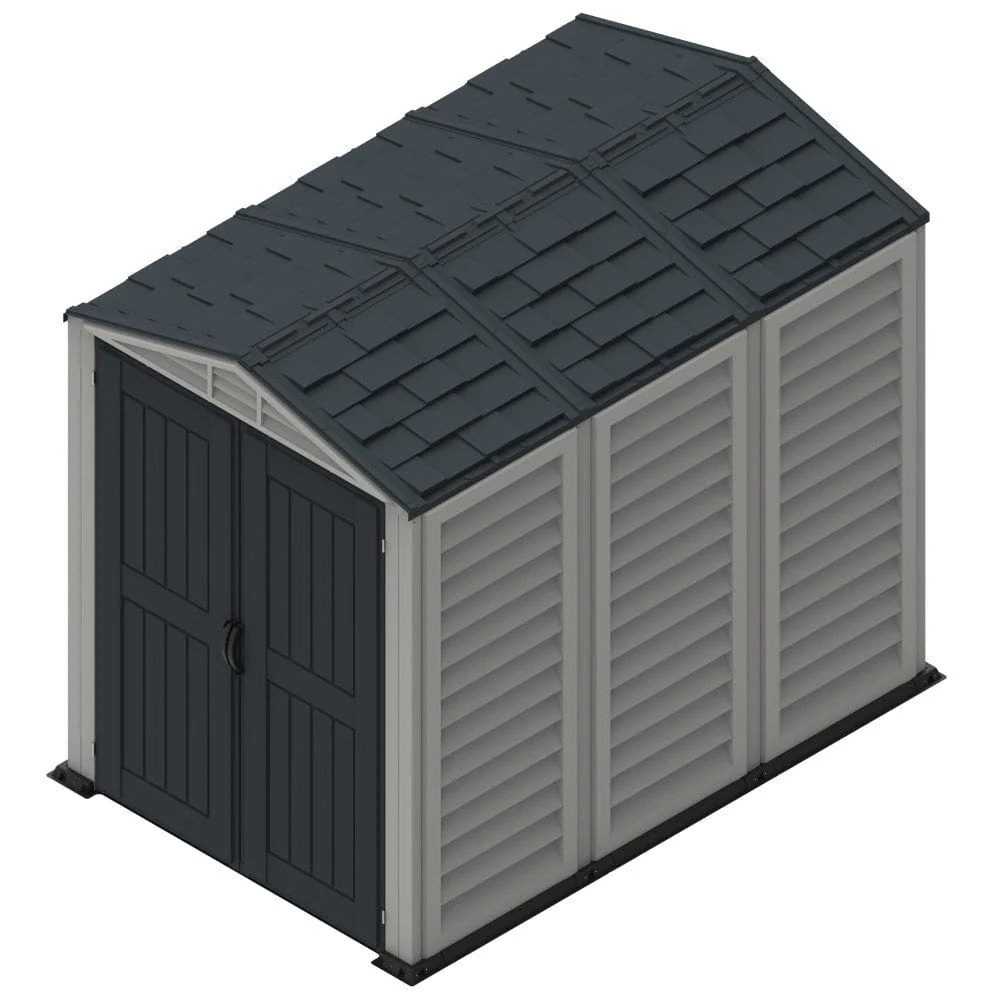 DuraMax | YardMate Plus 5x8x6.5 ft Vinyl Plastic Storage Shed with Floor - Image 3