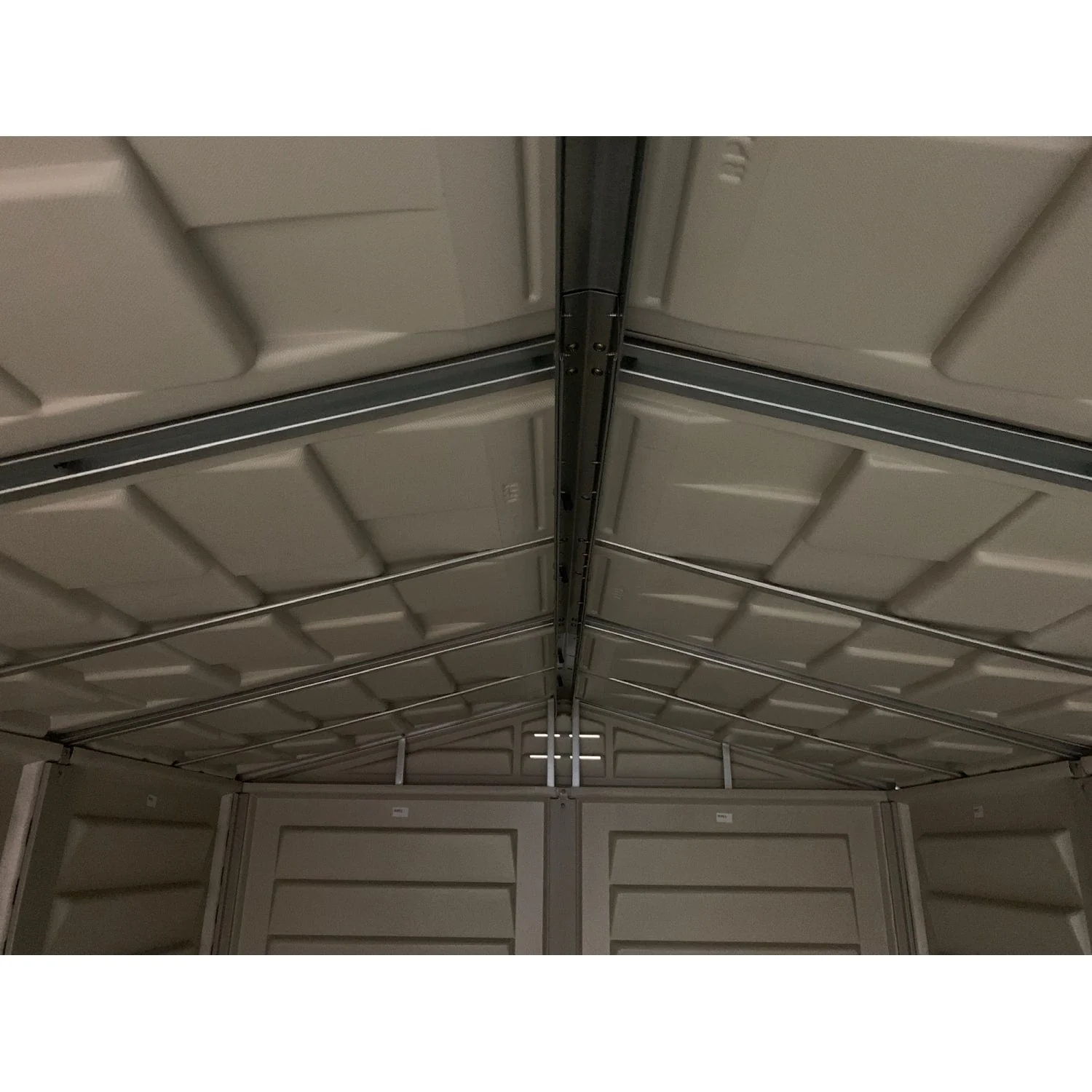 DuraMax | YardMate Plus 5x8x6.5 ft Vinyl Plastic Storage Shed with Floor - Image 6