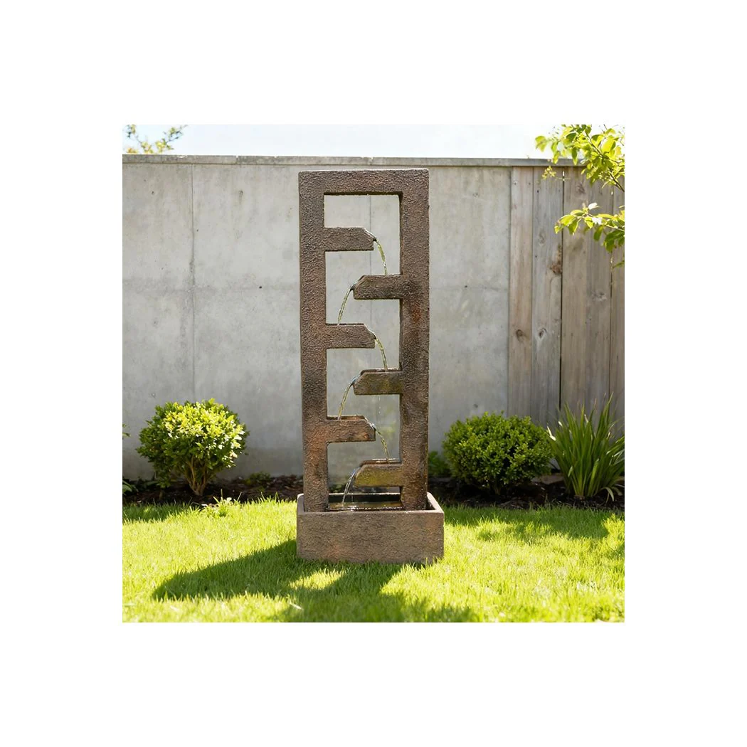 Exaco | Cascade Fountain – Modern Outdoor Water Feature for Gardens, Patios, and Courtyards - Image 7