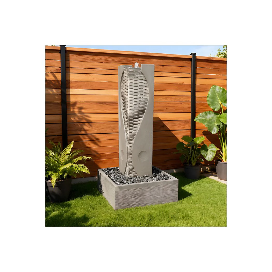 Exaco | Ying Yang Fountain – Modern Decorative Water Feature - Image 2