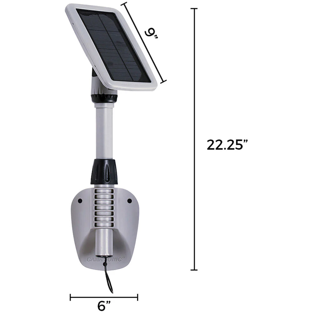 Gama Sonic | Solar-Powered Light My Shed IV LED 7 inch Greenhouse and Shed Light - Image 2