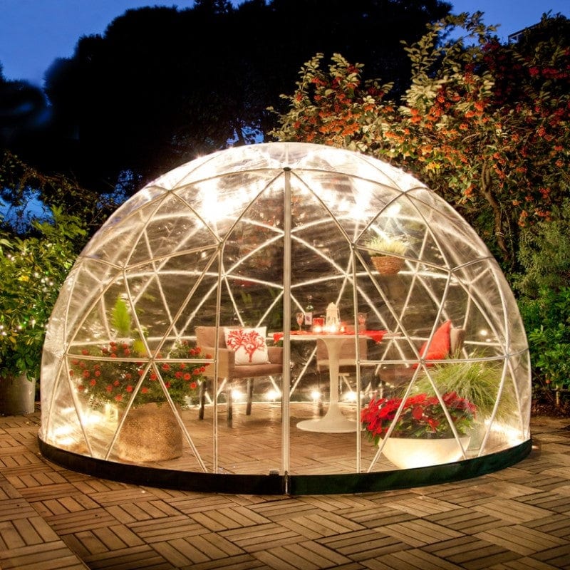 Garden Igloo | Dome, PVC, 11'9"W, 7'2"H - Outdoor Dining, Play Area for Children, Stylish Conservatory, Greenhouse, Gazebo - Image 9